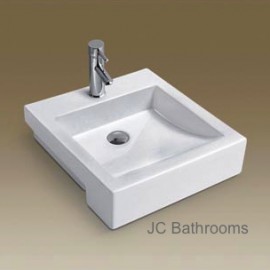 Semi Recessed Basin - B207
